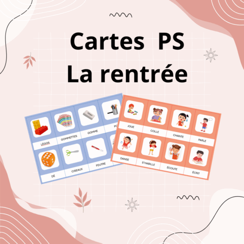 Cartes vocabulaires PS