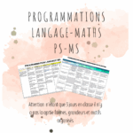 Programmations PS-MS
