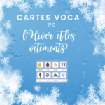 Cartes de vocabulaire hiver et vêtements