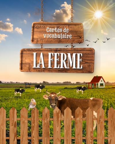 Cartes de vocabulaire la ferme